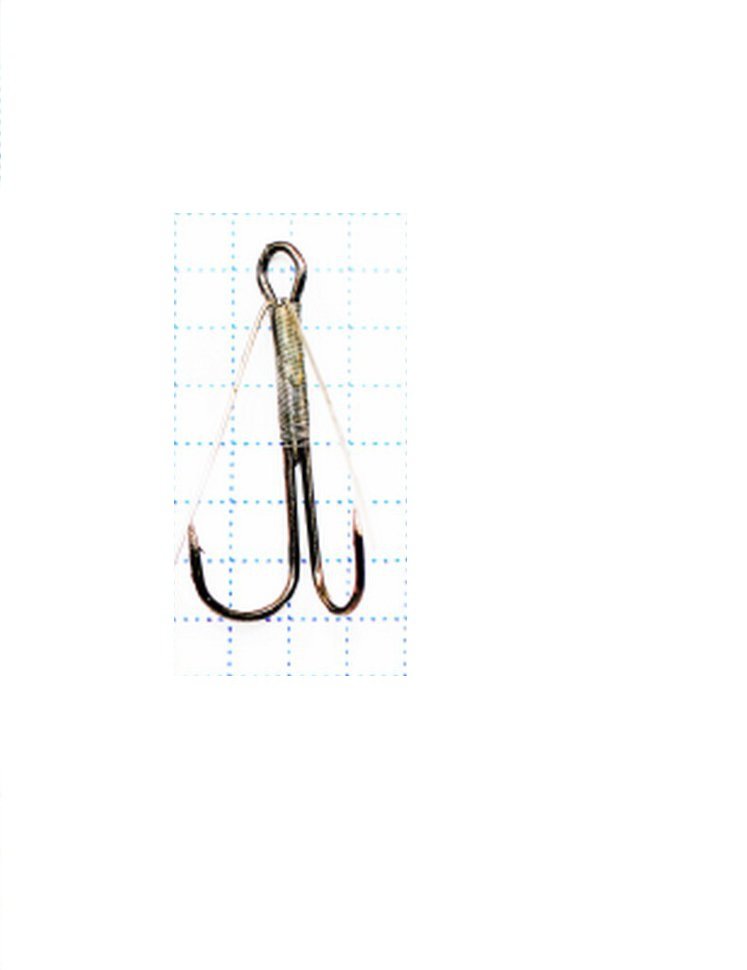 Крючок Koi Weedless Double Hook № 4 , BN, двойник незацепляйка (5 шт.) KH2325-4BN