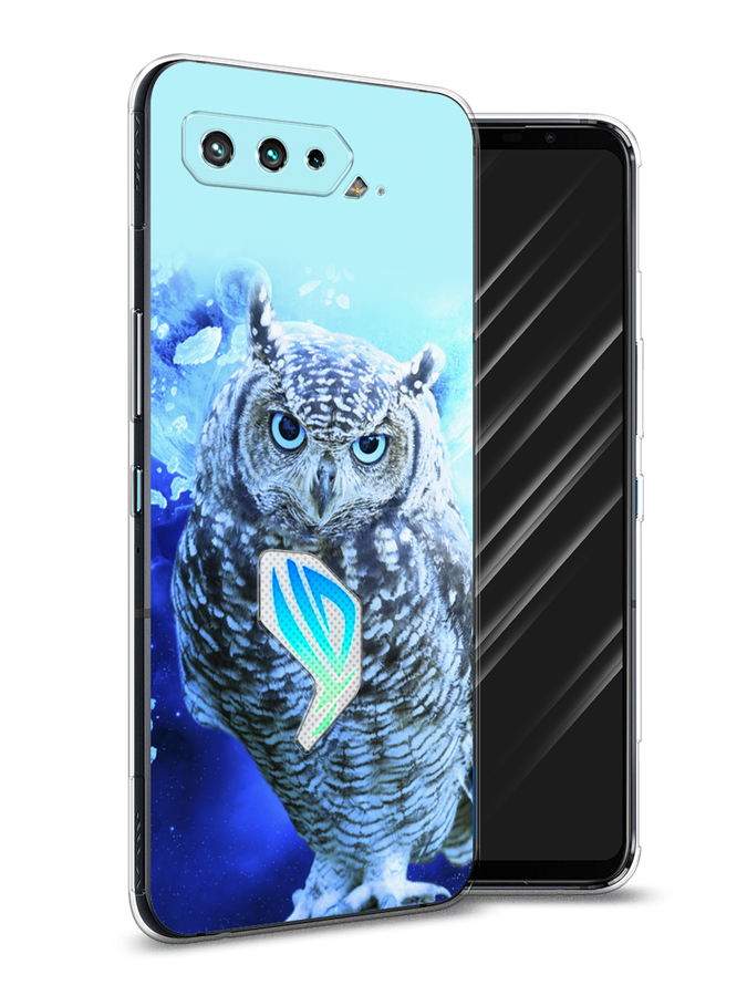 

Чехол Awog на Asus ROG Phone 5S "Сова арт 7", Синий;голубой, 44550-1
