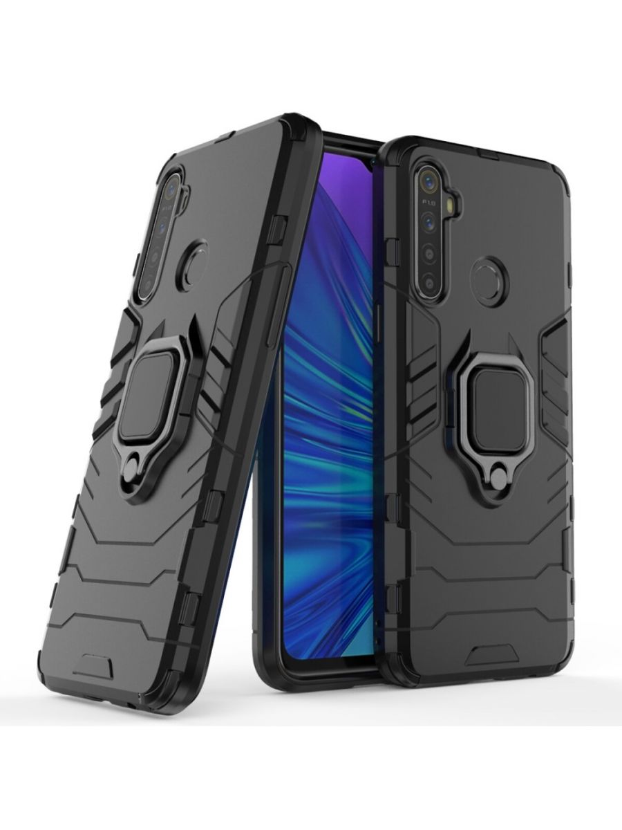 

Чехол Ring для смартфона Realme 5/ C3 Черный