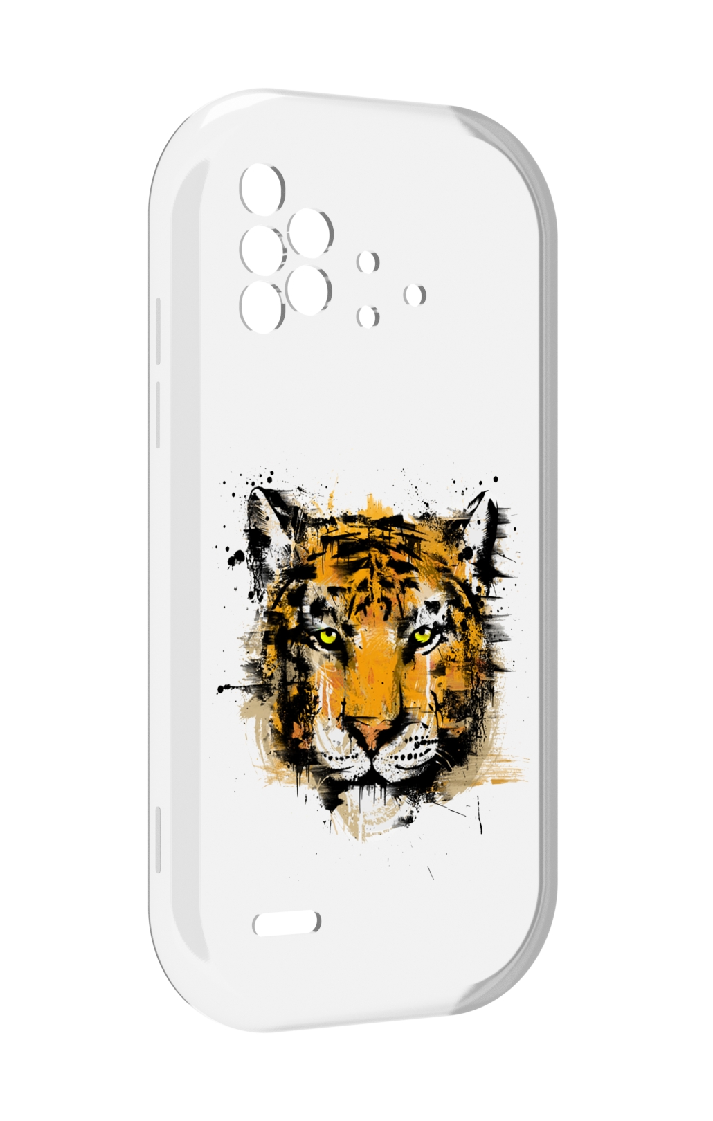 

Чехол MyPads тигруля для UMIDIGI Bison X10 / X10 Pro, Прозрачный, Tocco