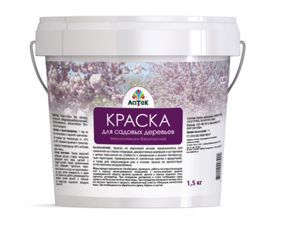 

Краска Латек для садовых деревьев 1,4 кг