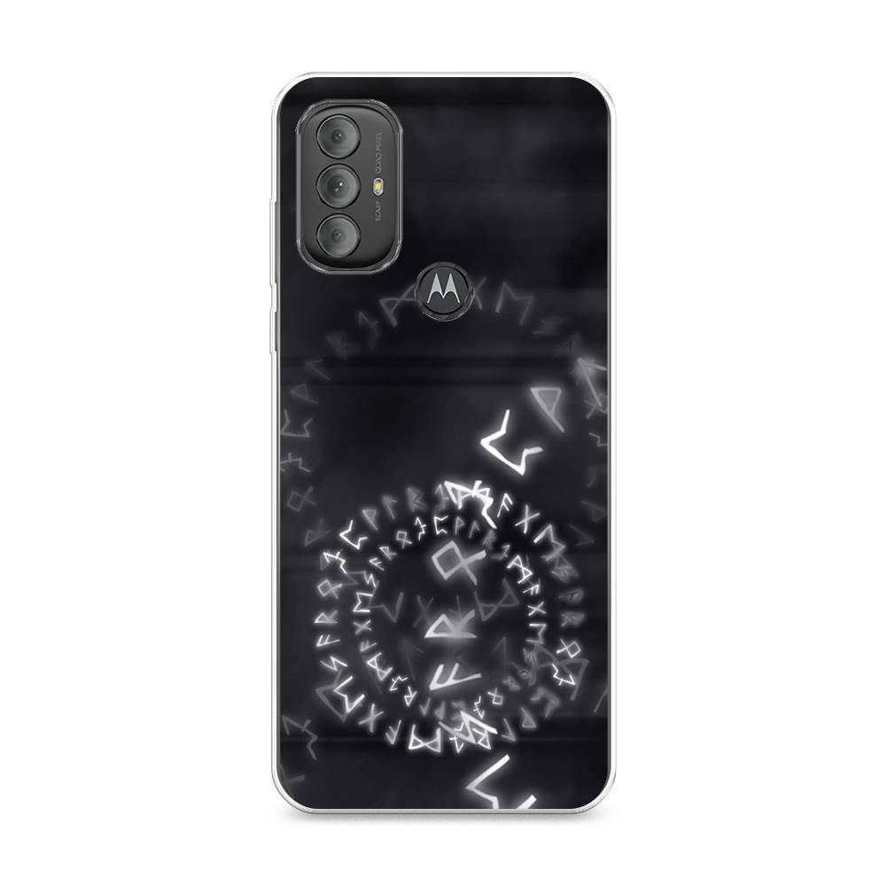 

Чехол на Motorola Moto G Power 2022 "Руны", Серый;черный, 242850-3