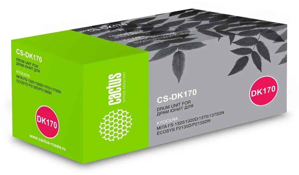 

Фотобарабан CACTUS CS-DK170 черный, совместимый, CS-DK170