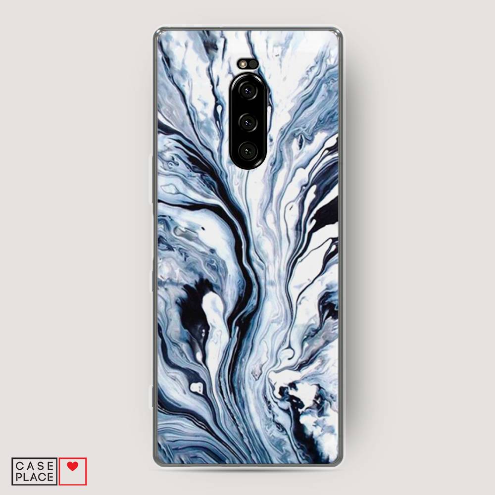 

Чехол Awog на Sony Xperia 1/XZ4 "Голубой минерал мрамор", Разноцветный, 54250-3