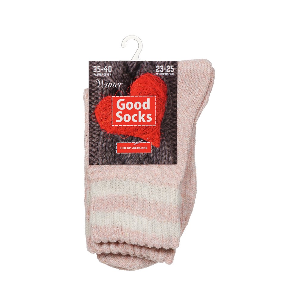 Носки женские Good Socks WHW23412-17 розовые 23-26