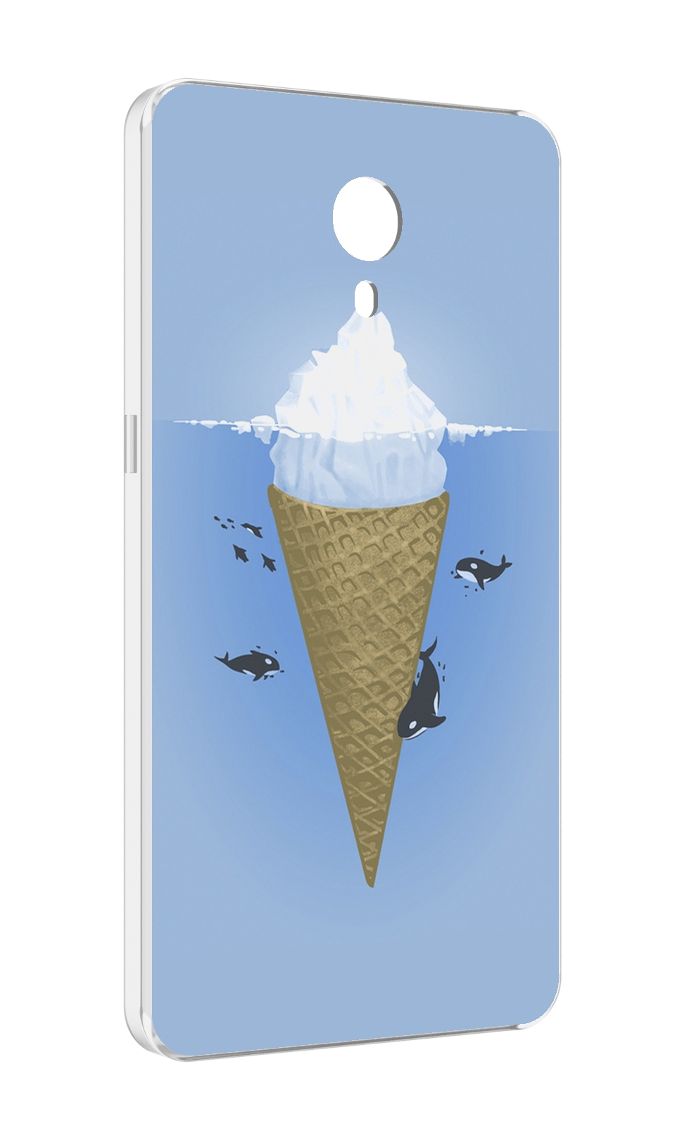

Чехол MyPads мороженное-у-косаток для Meizu M3 Note, Прозрачный, Tocco