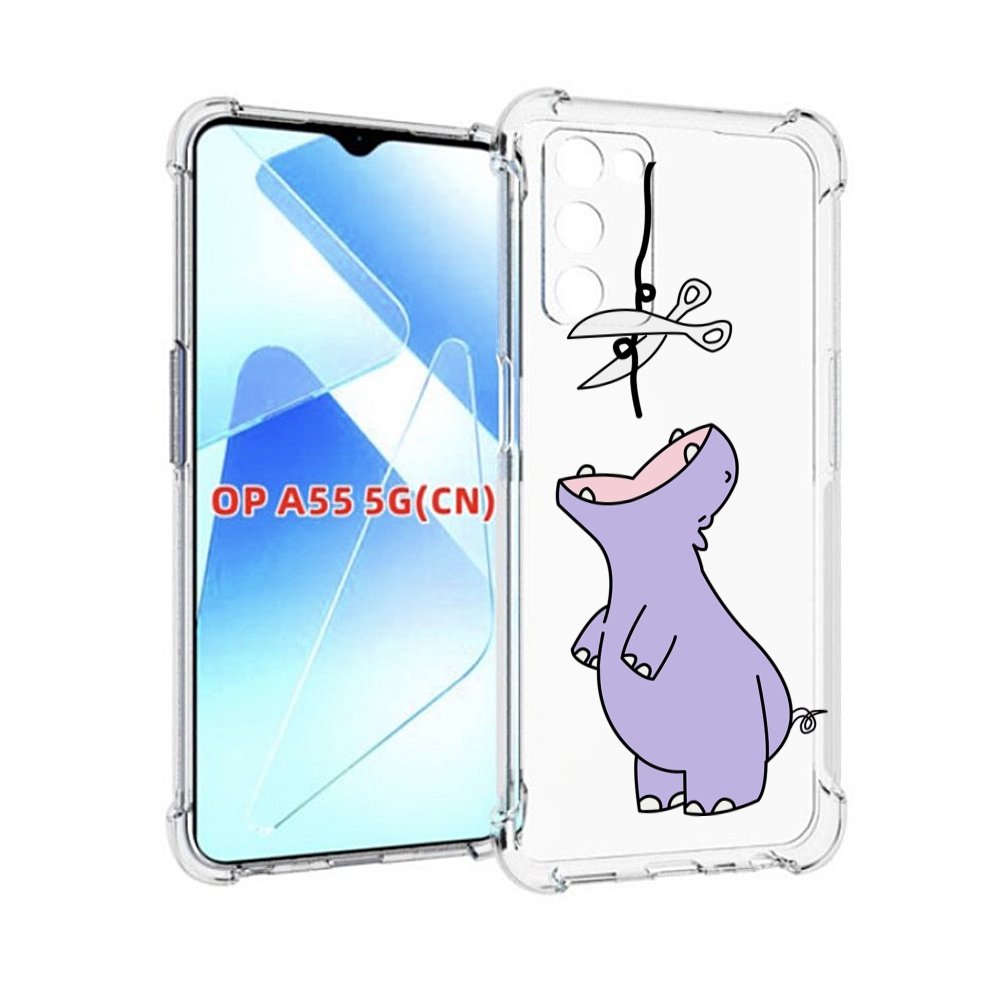 

Чехол MyPads динозаврик-фиолетовый для Infinix Zero X Neo, Прозрачный, Tocco