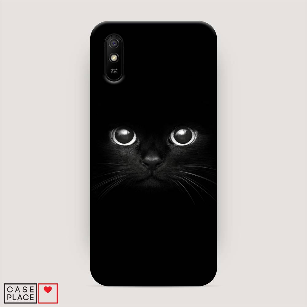 

Пластиковый чехол "Взгляд черной кошки" на Xiaomi Redmi 9A, 38920-1