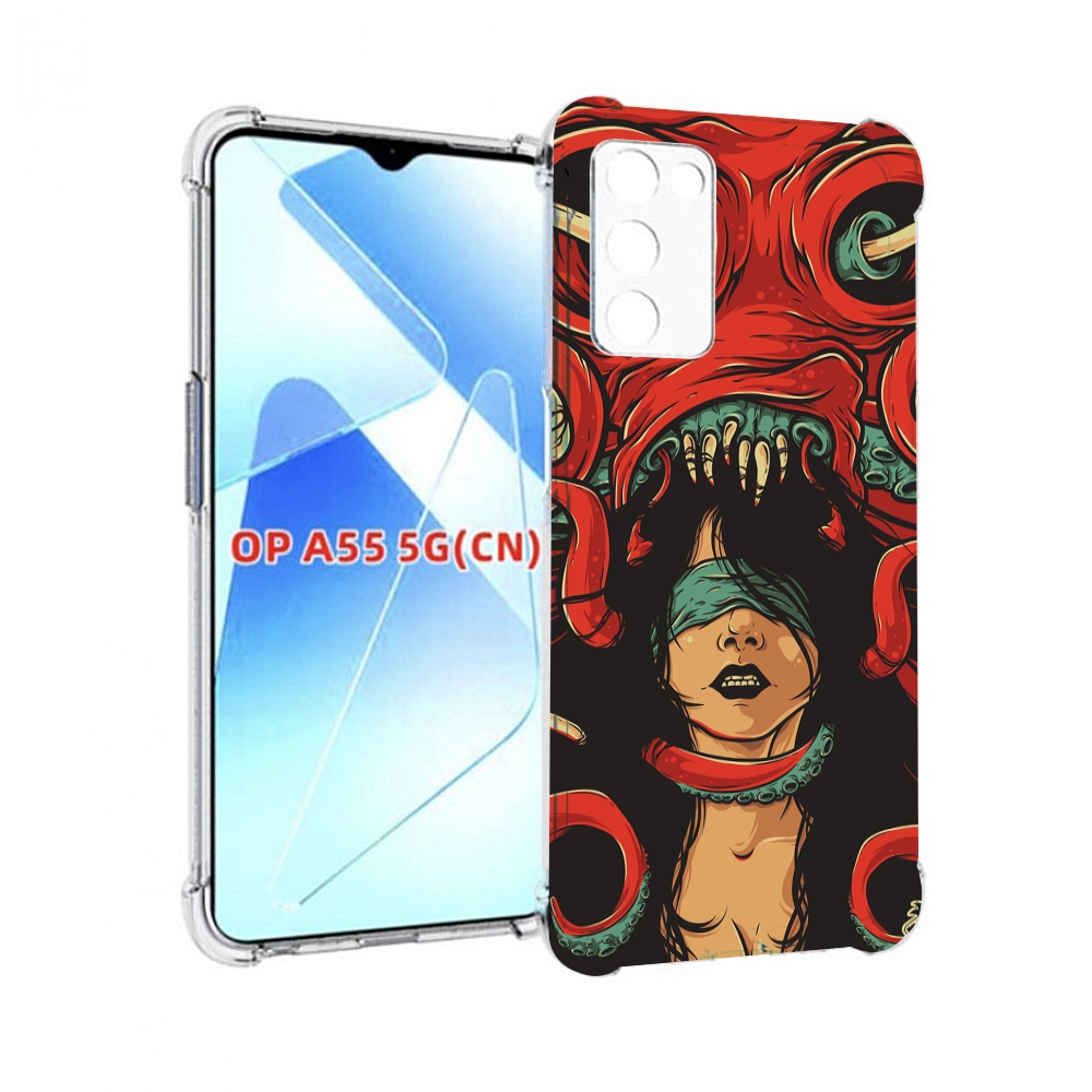 

Чехол MyPads девушку-съедает-осьминог для Infinix Zero X Neo, Прозрачный, Tocco