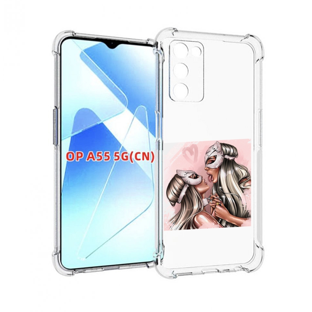 

Чехол MyPads девушки-поцелуй женский для Infinix Zero X Neo, Прозрачный, Tocco