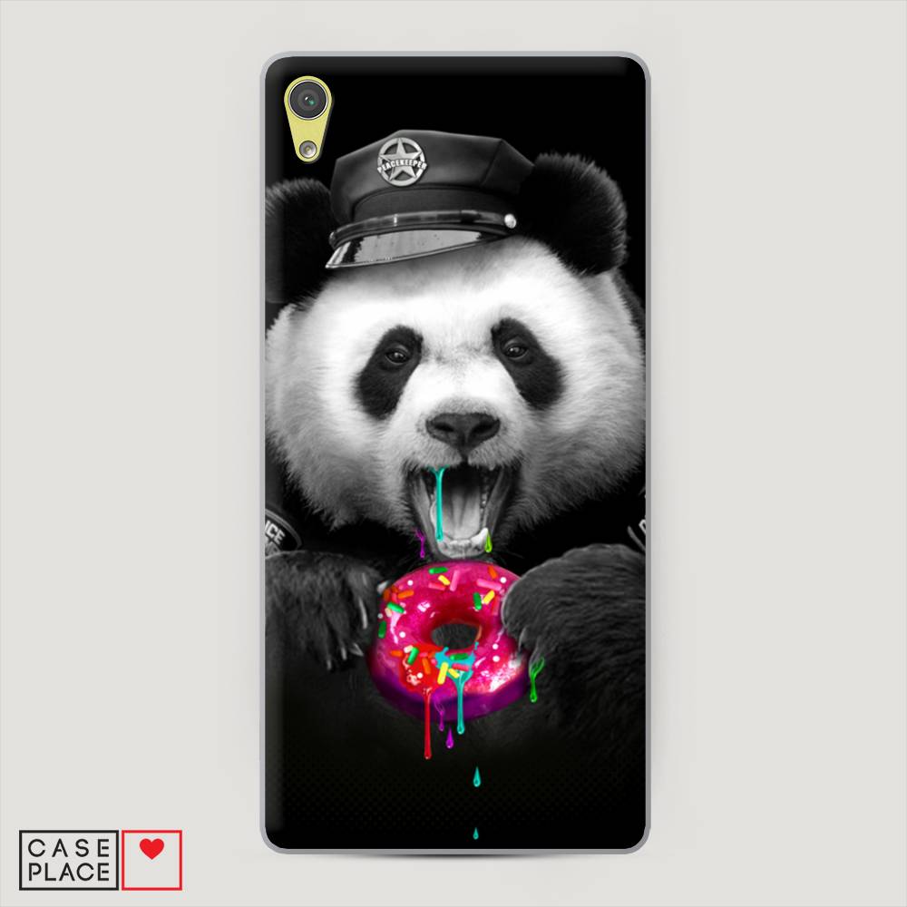 

Пластиковый чехол "Панда police" на Sony Xperia XA Ultra