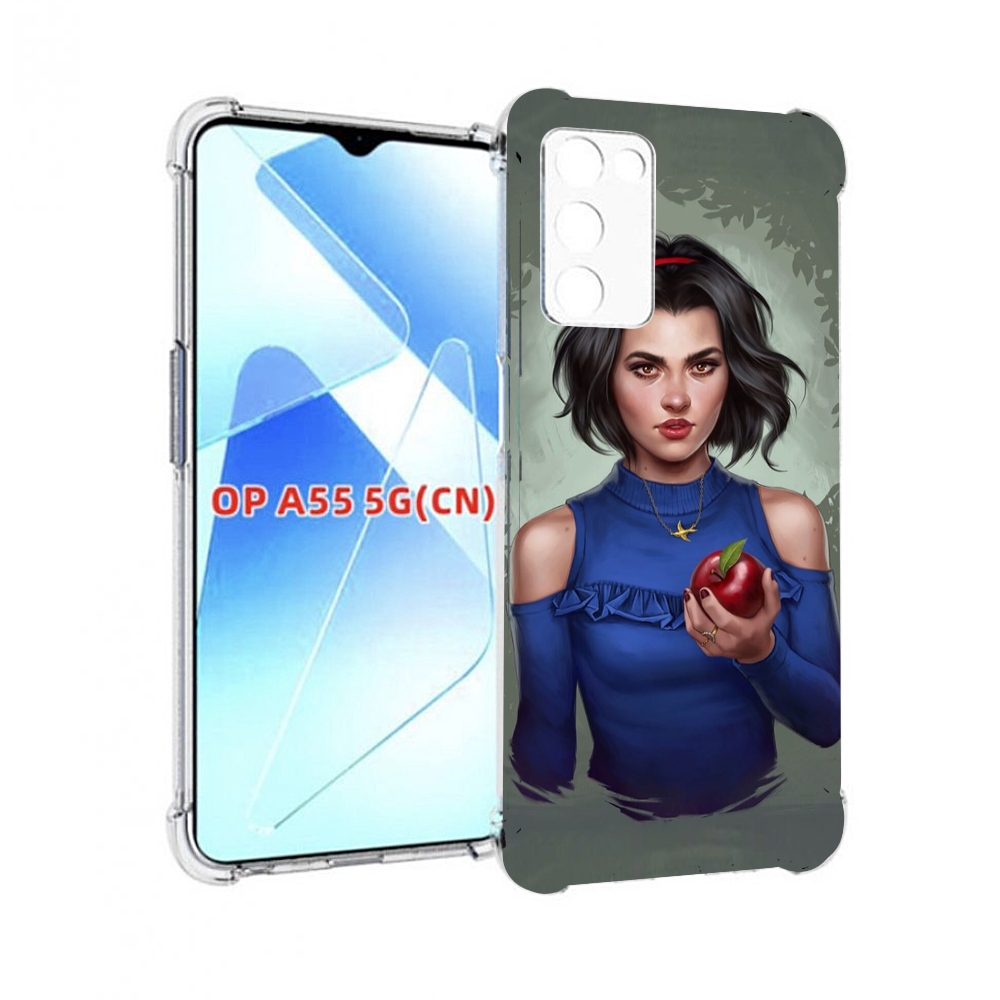 

Чехол MyPads девушка-с-яблоком женский для Infinix Zero X Neo, Прозрачный, Tocco