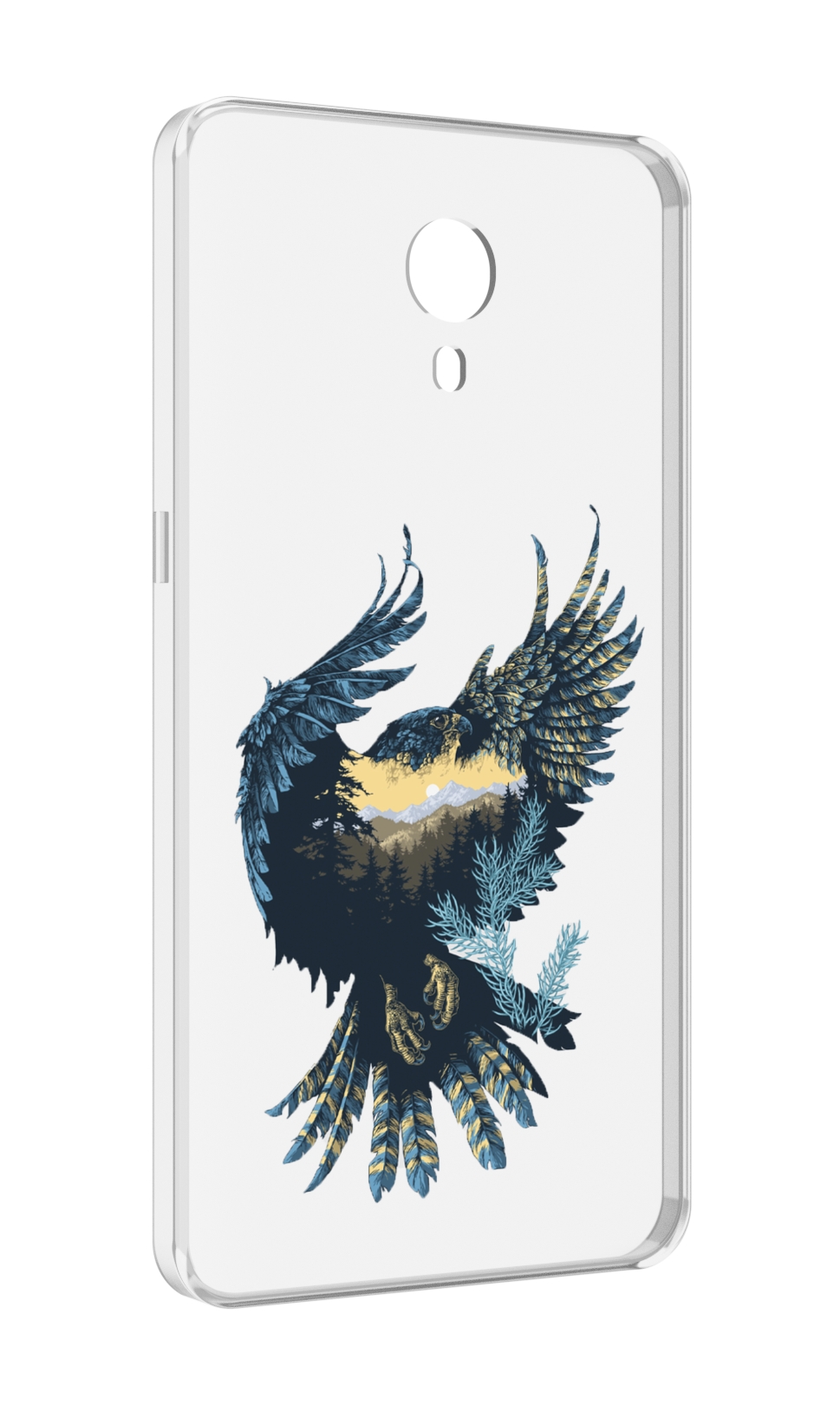 

Чехол MyPads мирок в соколе для Meizu M3 Note, Прозрачный, Tocco