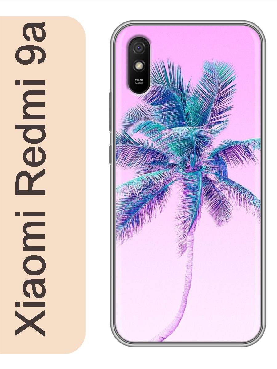 

Чехол на Xiaomi Redmi 9a пальма 115, Прозрачный, red9arzne