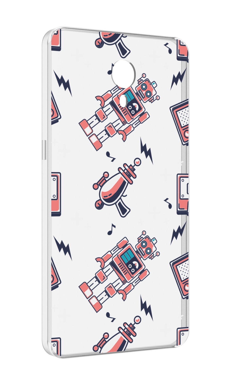 

Чехол MyPads мини-роботы для Meizu M3 Note, Прозрачный, Tocco
