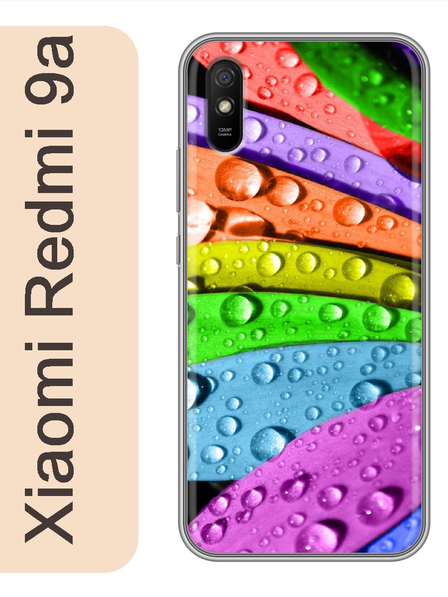 

Чехол на Xiaomi Redmi 9a цветы лепестки 091, Прозрачный, red9arzne
