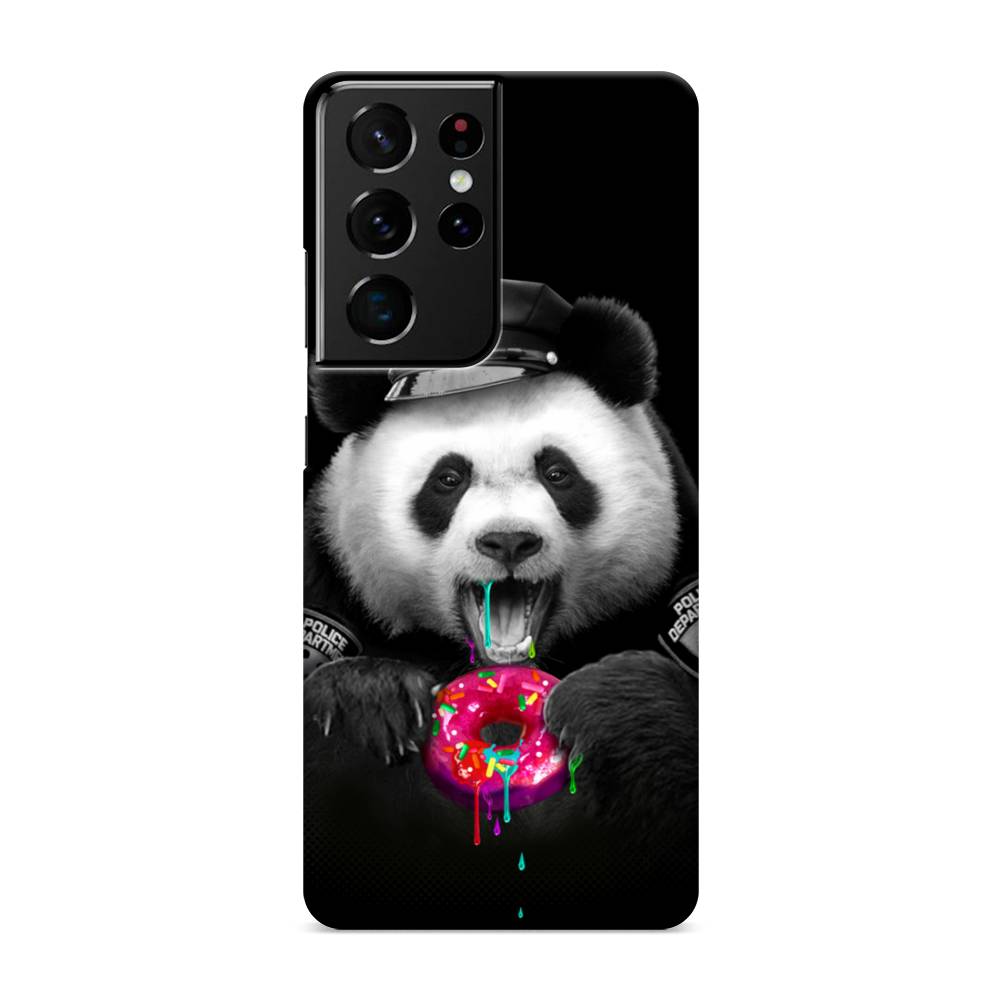 

Пластиковый чехол "Панда police" на Samsung Galaxy S21 Ultra, 2102220-1