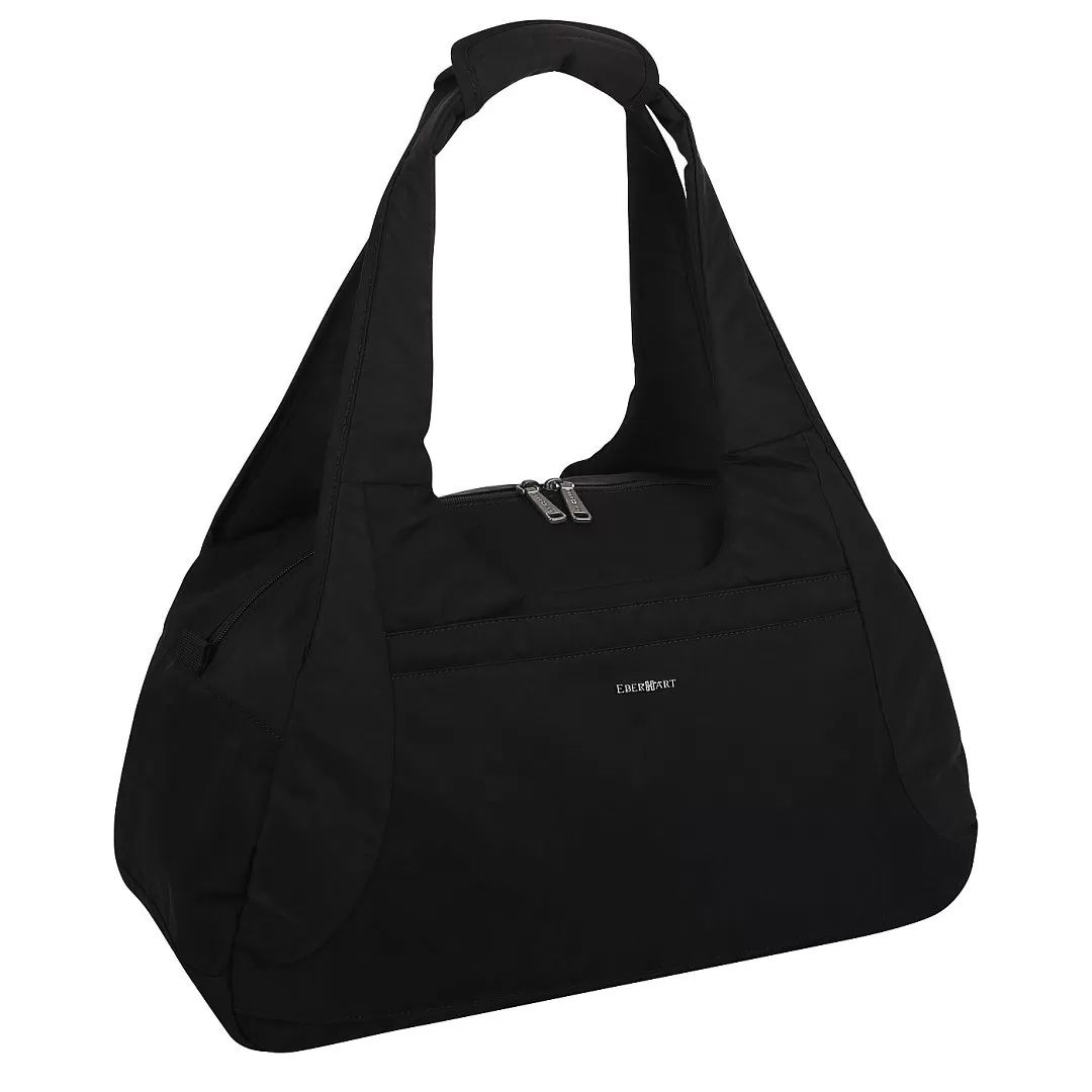 Дорожная сумка женская Eberhart Shoulder черная, 45х20х25 см