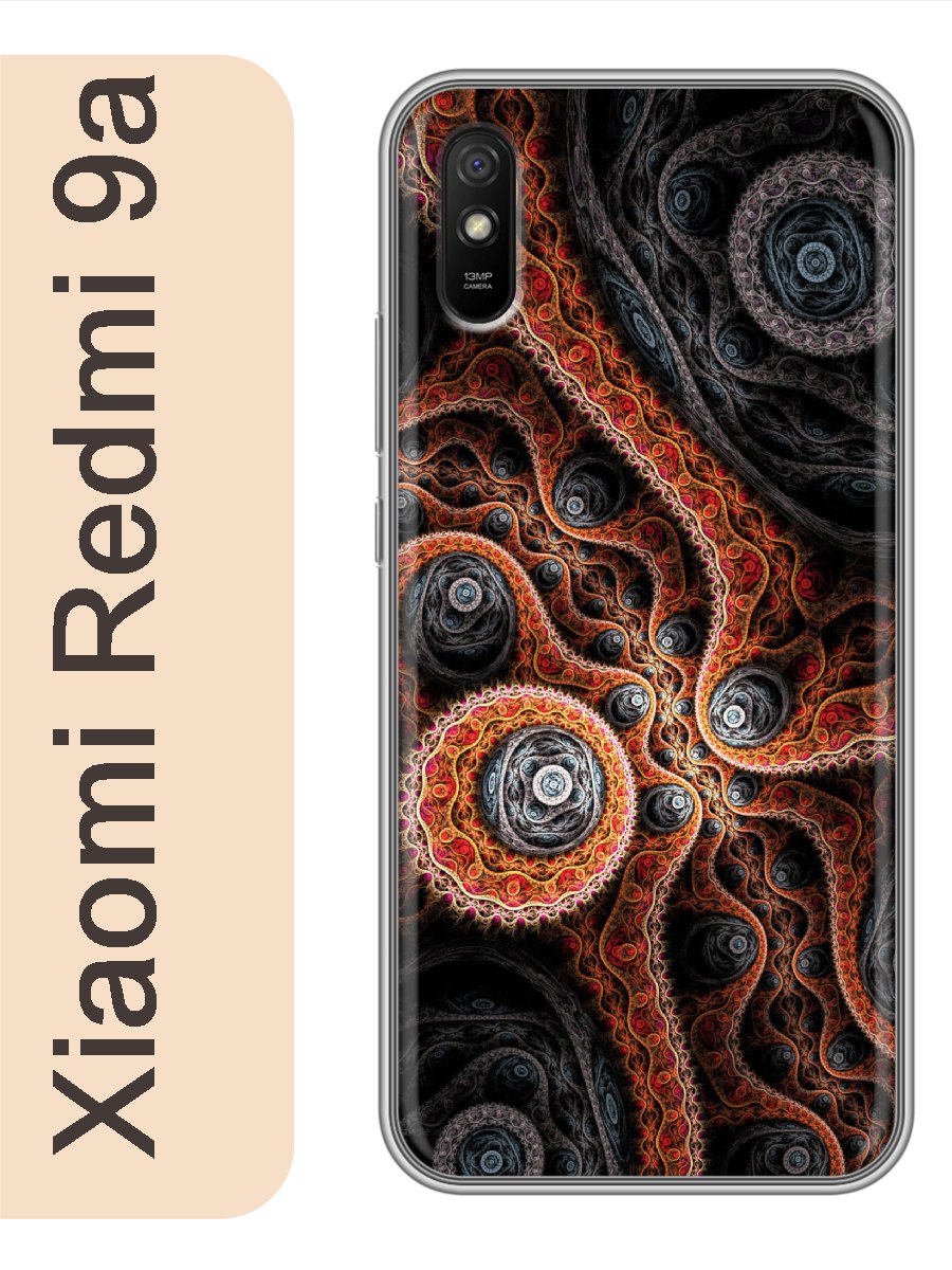 

Чехол на Xiaomi Redmi 9a фрактал 070, red9arzne