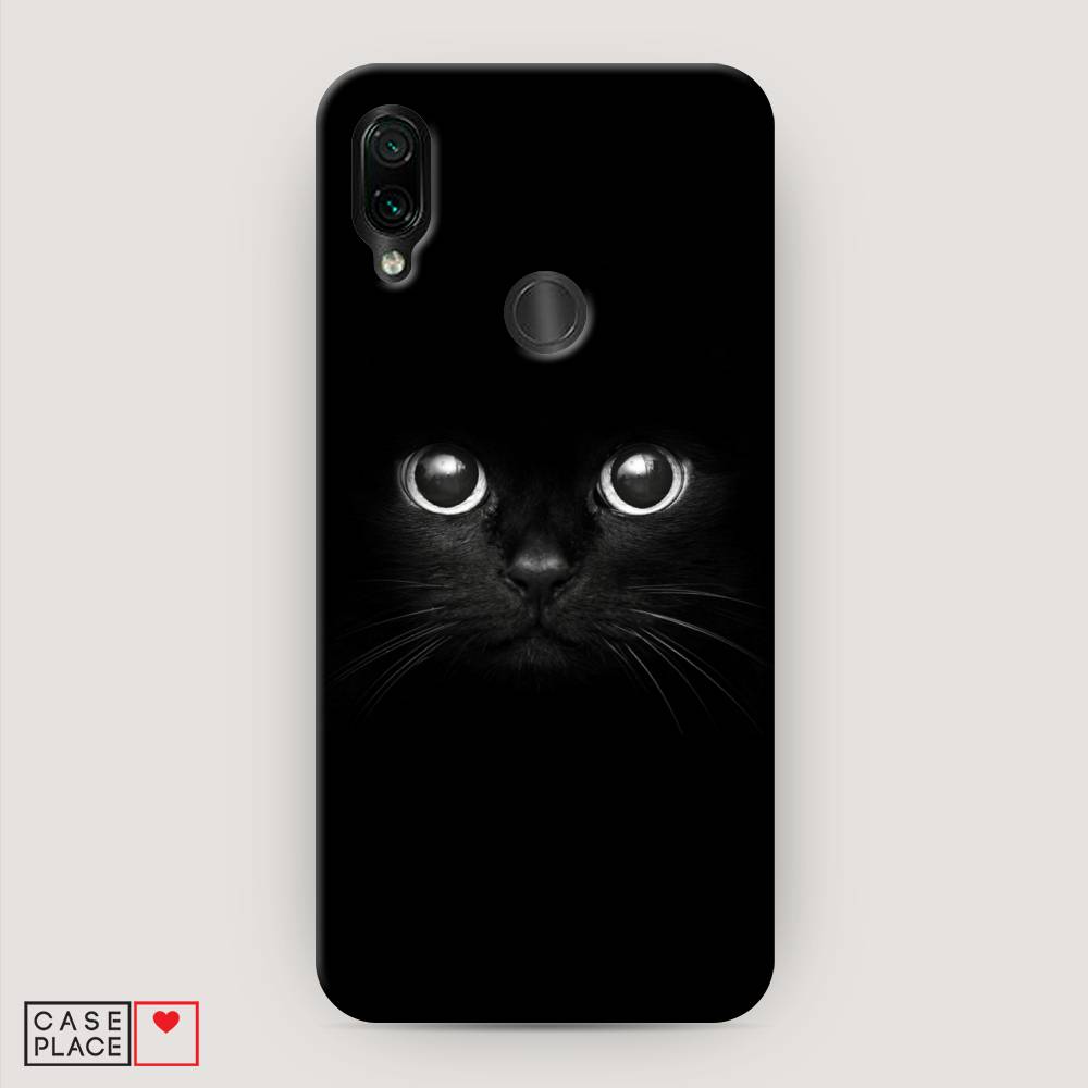 

Пластиковый чехол "Взгляд черной кошки" на Xiaomi Redmi 7, 35020-1