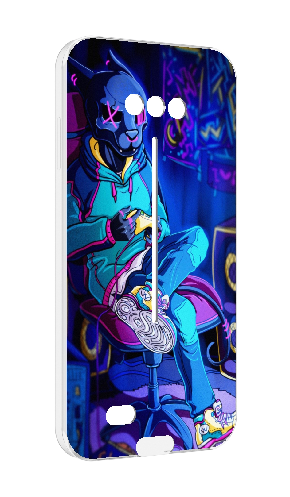 

Чехол MyPads киберпанк игрок для Doogee S41/S41 Pro противоударный, Tocco