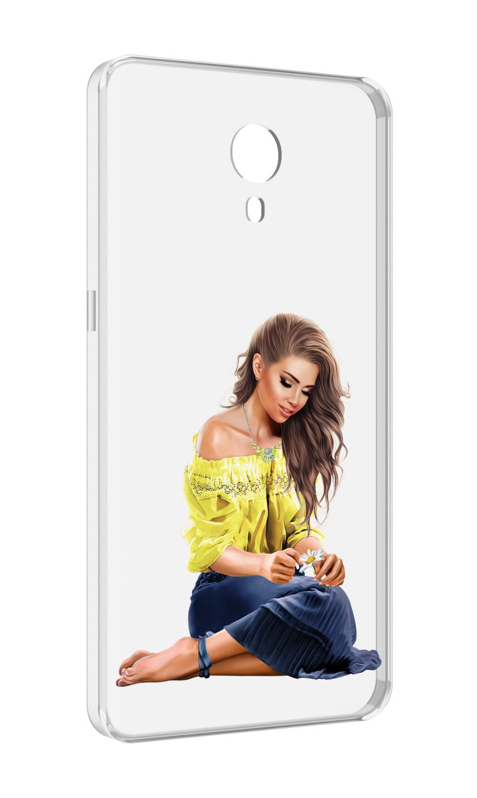 

Чехол MyPads миленькая-девочка женский для Meizu M3 Note, Прозрачный, Tocco