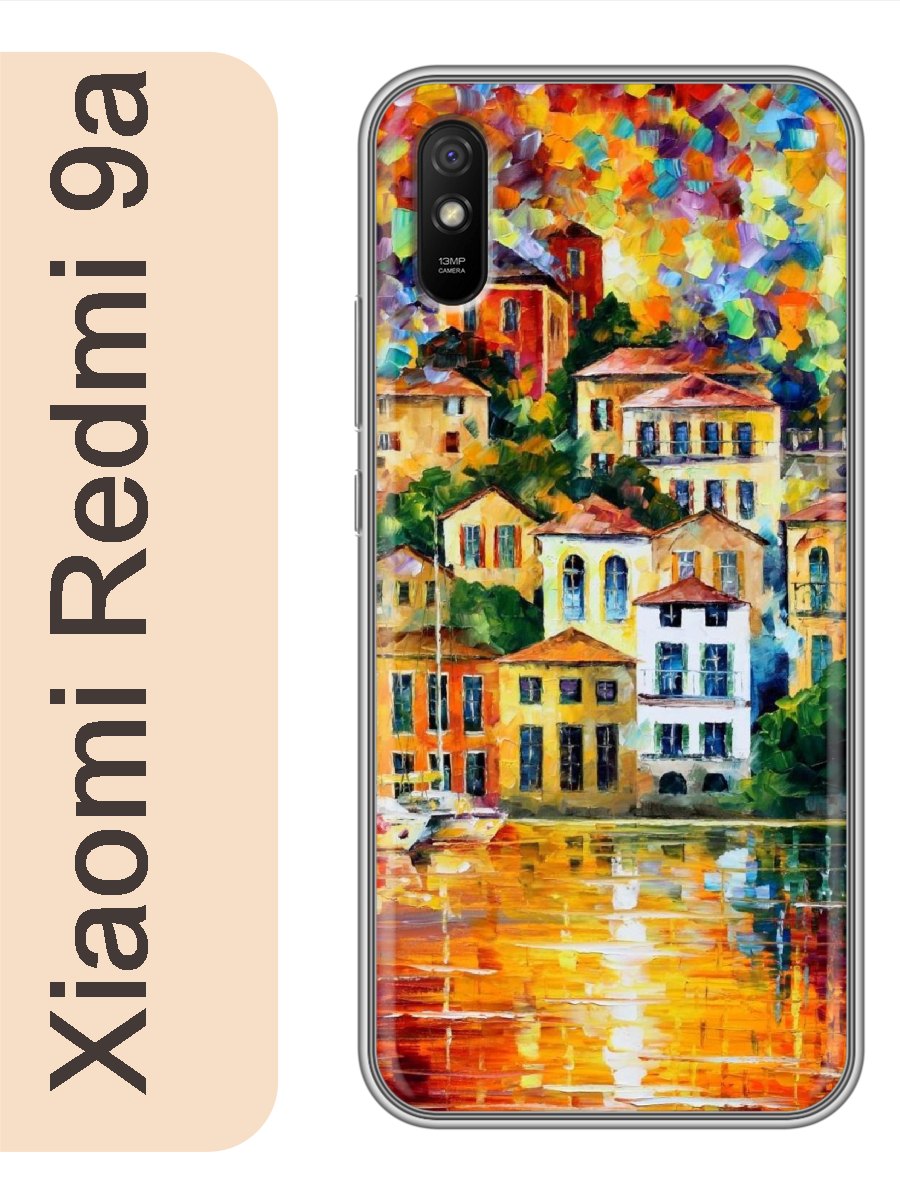 

Чехол на Xiaomi Redmi 9a картина город 060, Прозрачный, red9akart