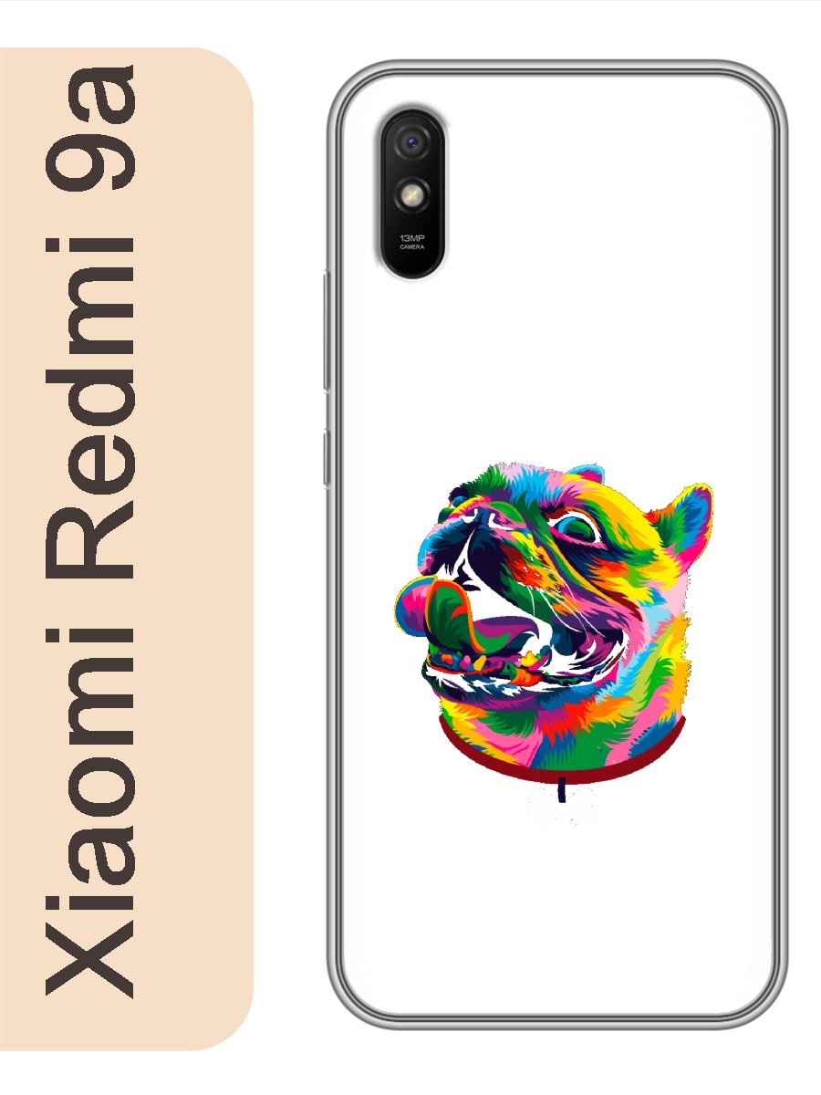 

Чехол на Xiaomi Redmi 9a мопс 056, Прозрачный, red9azhiv