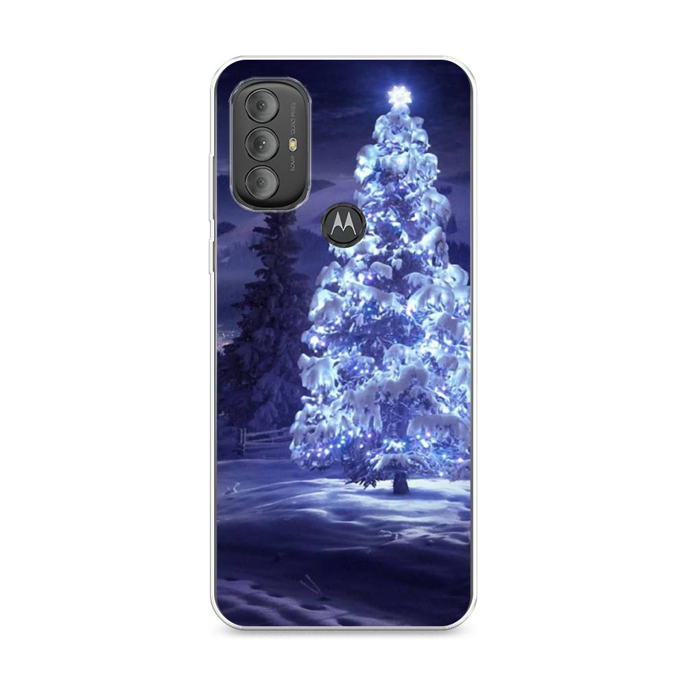 

Чехол на Motorola Moto G Power 2022 "Зима 4", Синий;черный;белый, 242850-2