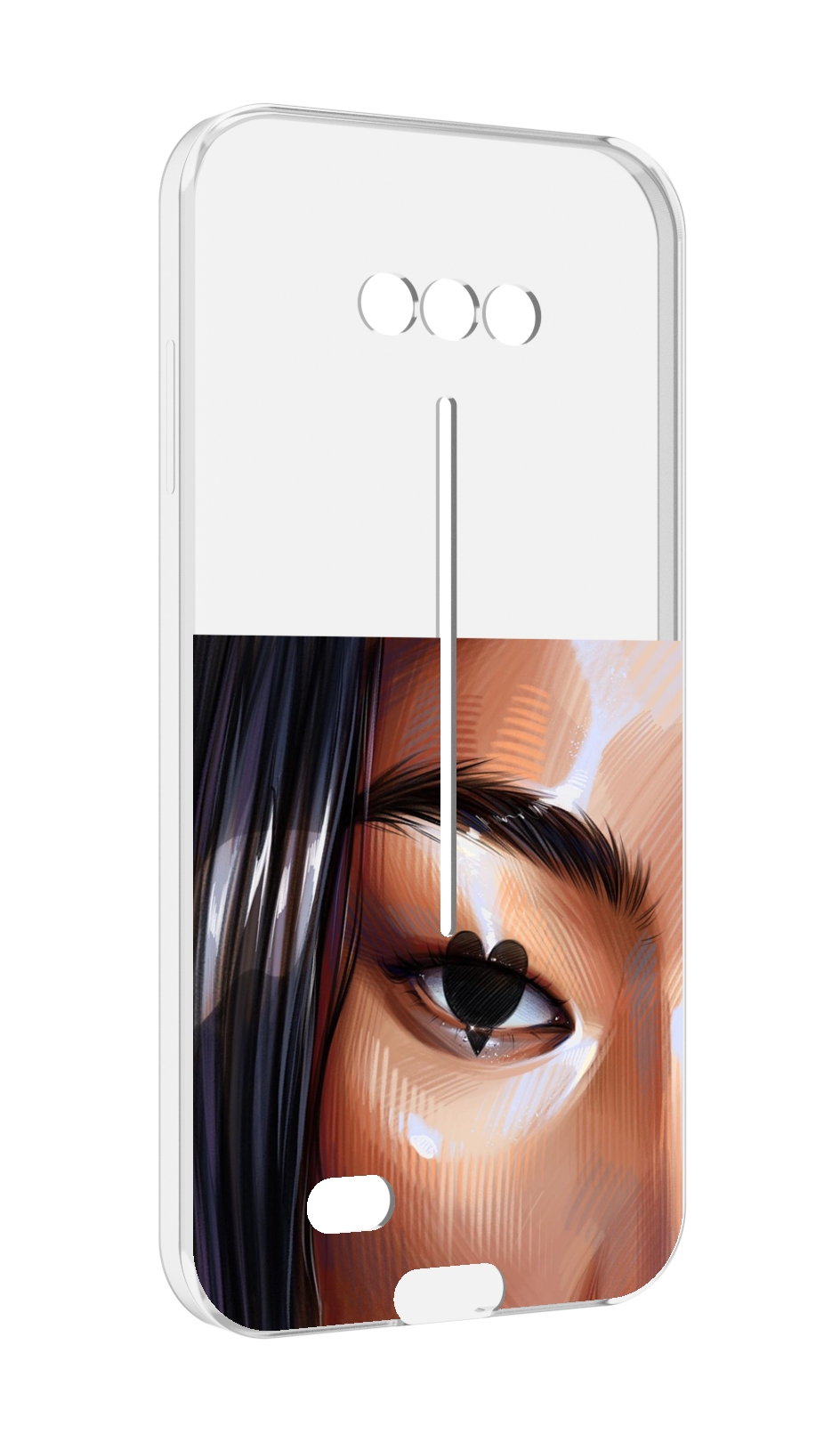 

Чехол MyPads зрачок-сердце женский для Doogee S41/S41 Pro противоударный, Tocco