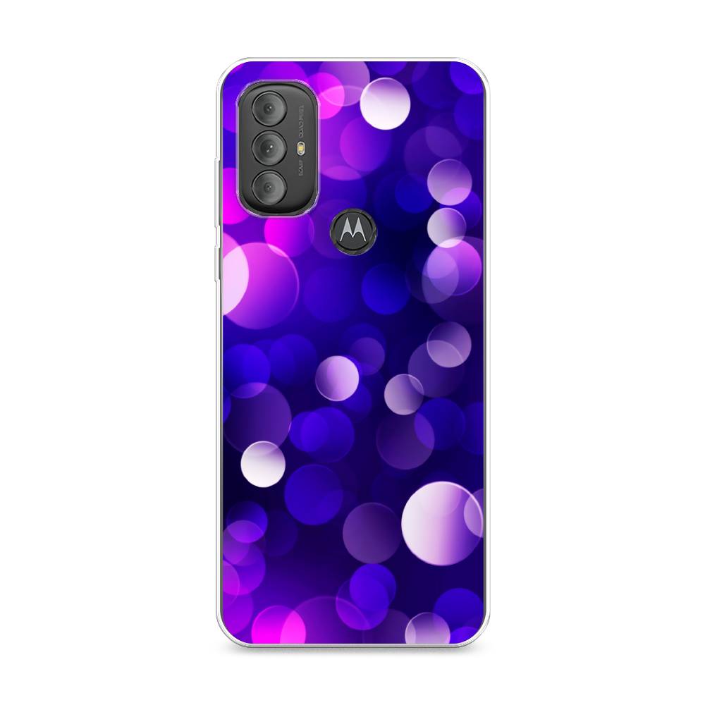 

Чехол на Motorola Moto G Power 2022 "Абстракция 27", Фиолетовый, 242850-3