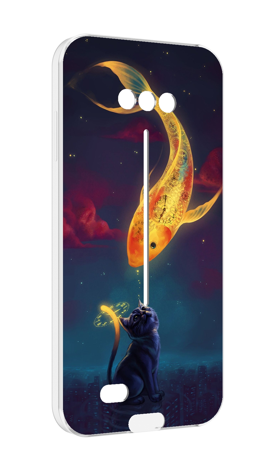 

Чехол MyPads золотая-рыбка-часовая для Doogee S41/S41 Pro противоударный, Tocco