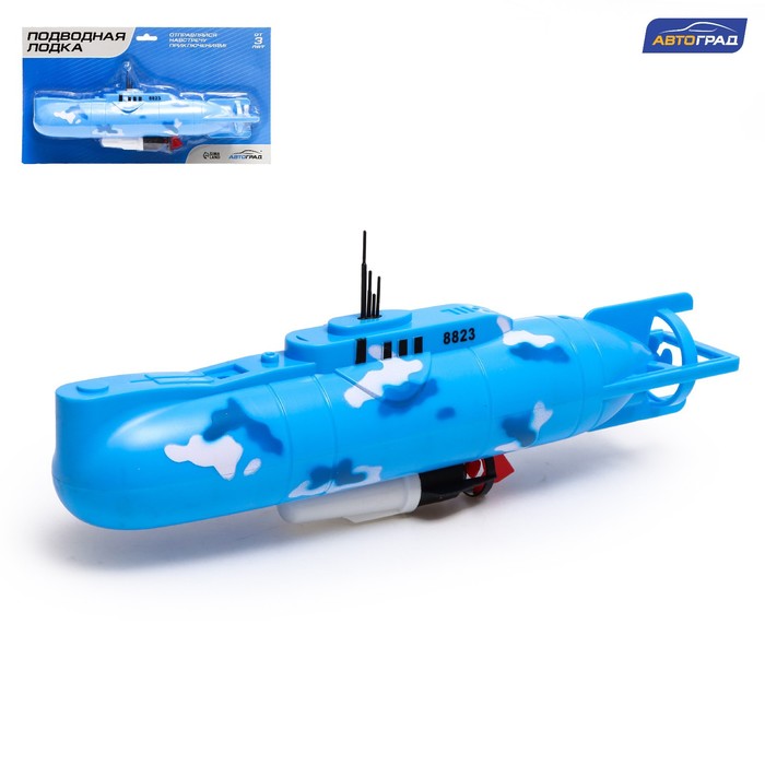 Подводная лодка «Субмарина», плавает, работает от батареек лодка подводная sublife работает от встроенного аккумулятора 8 видов