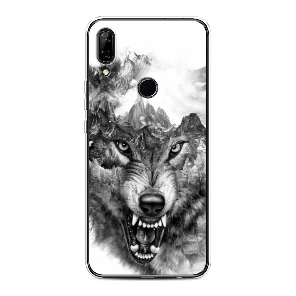 

Чехол Awog на Huawei P Smart Z "Волк в горах", Серый;белый;бежевый, 69450-1