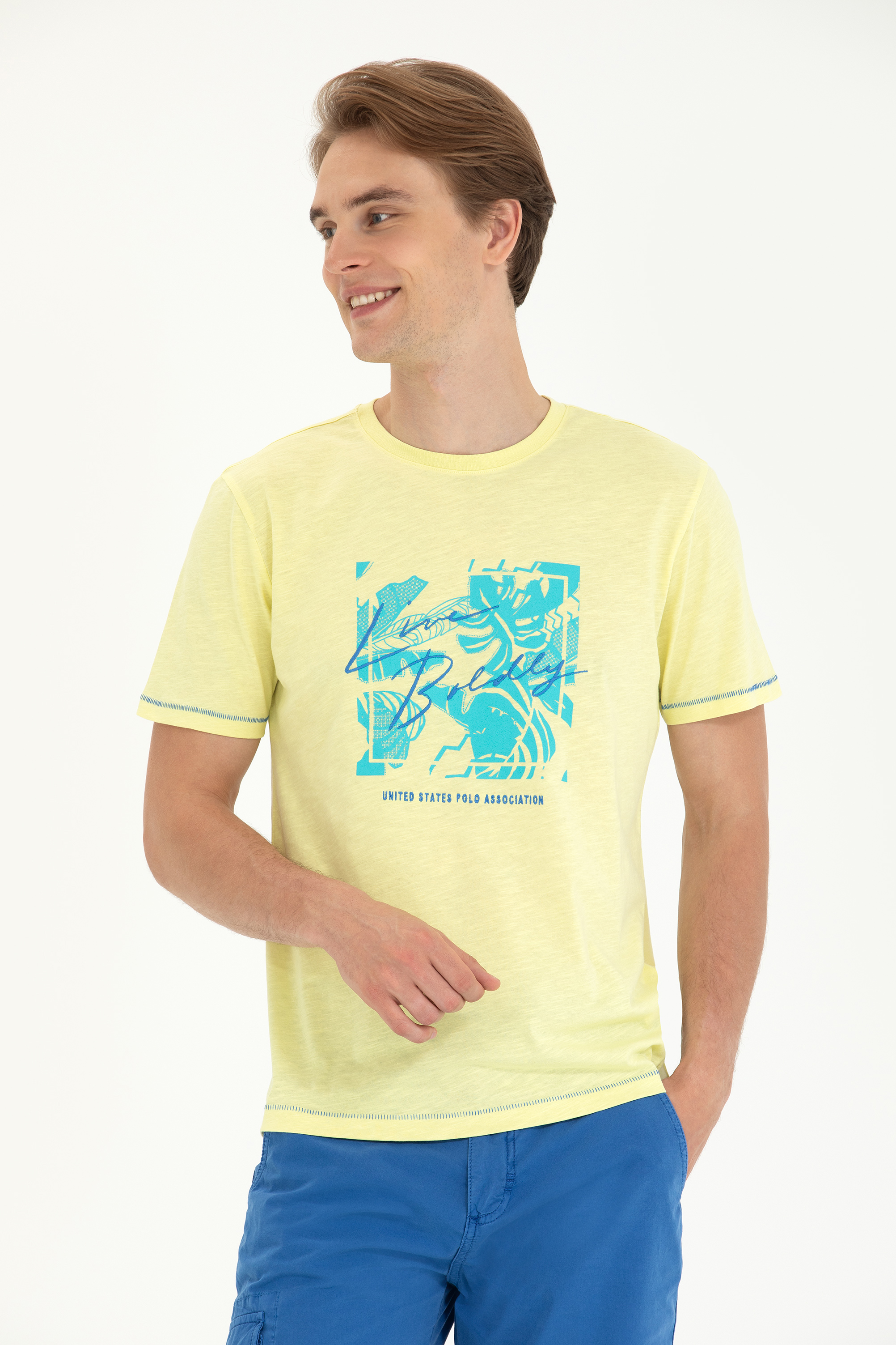 

Футболка мужская U.S. POLO Assn. G081SZ0110ANDRIA желтая S, Желтый, G081SZ0110ANDRIA