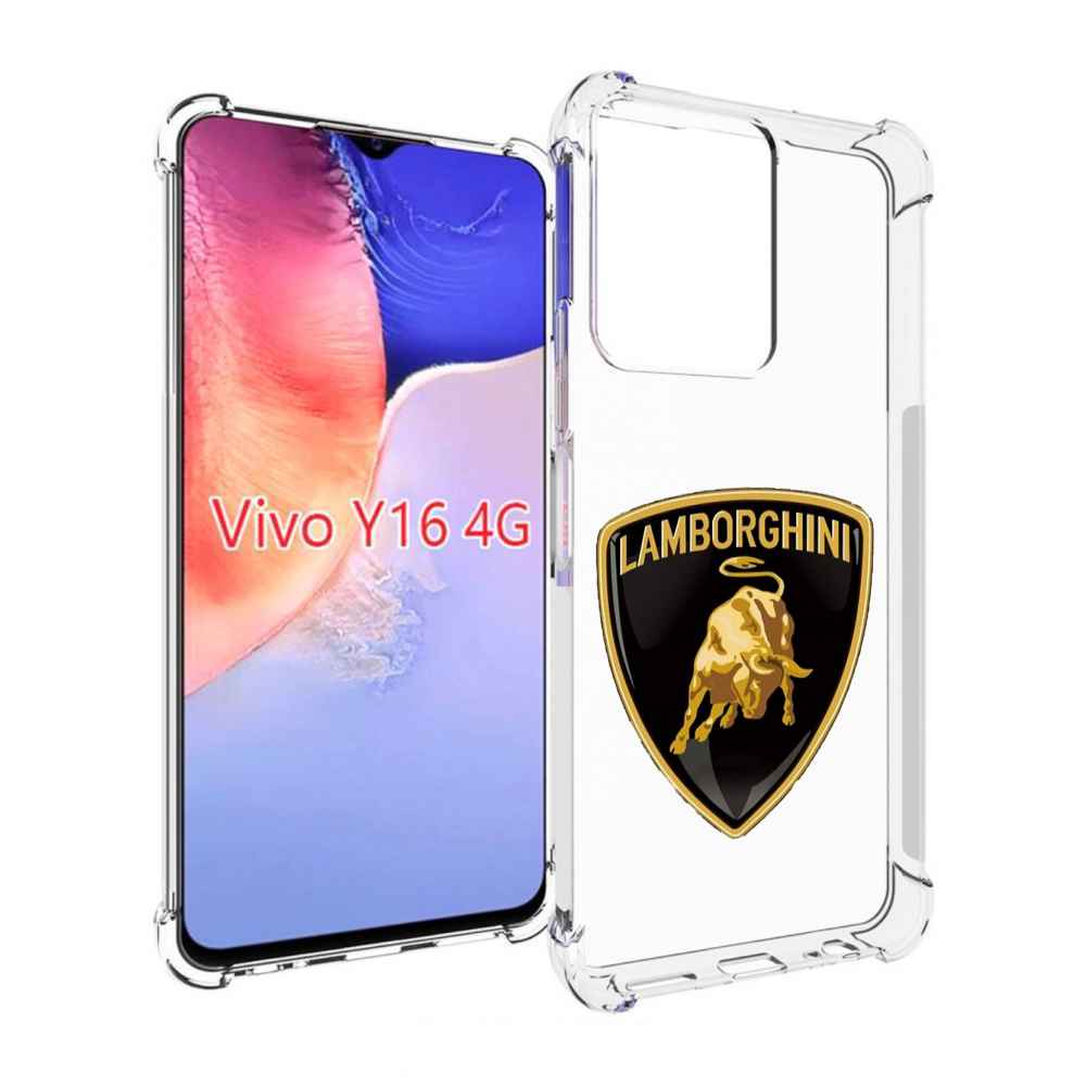 

Чехол MyPads lamborghini-2 для Vivo Y16 4G/ Vivo Y02S, Прозрачный, Tocco