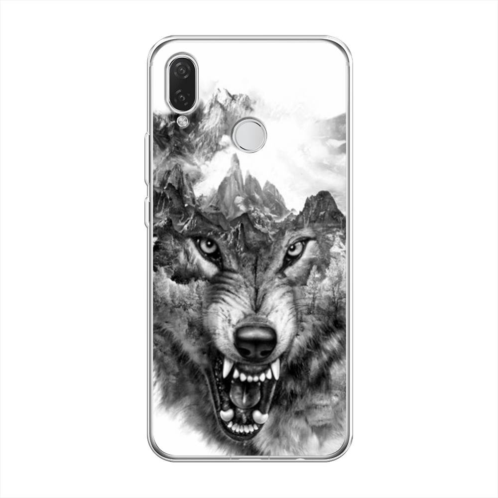 

Чехол Awog "Волк в горах" для Huawei Nova 3i, 68350-1