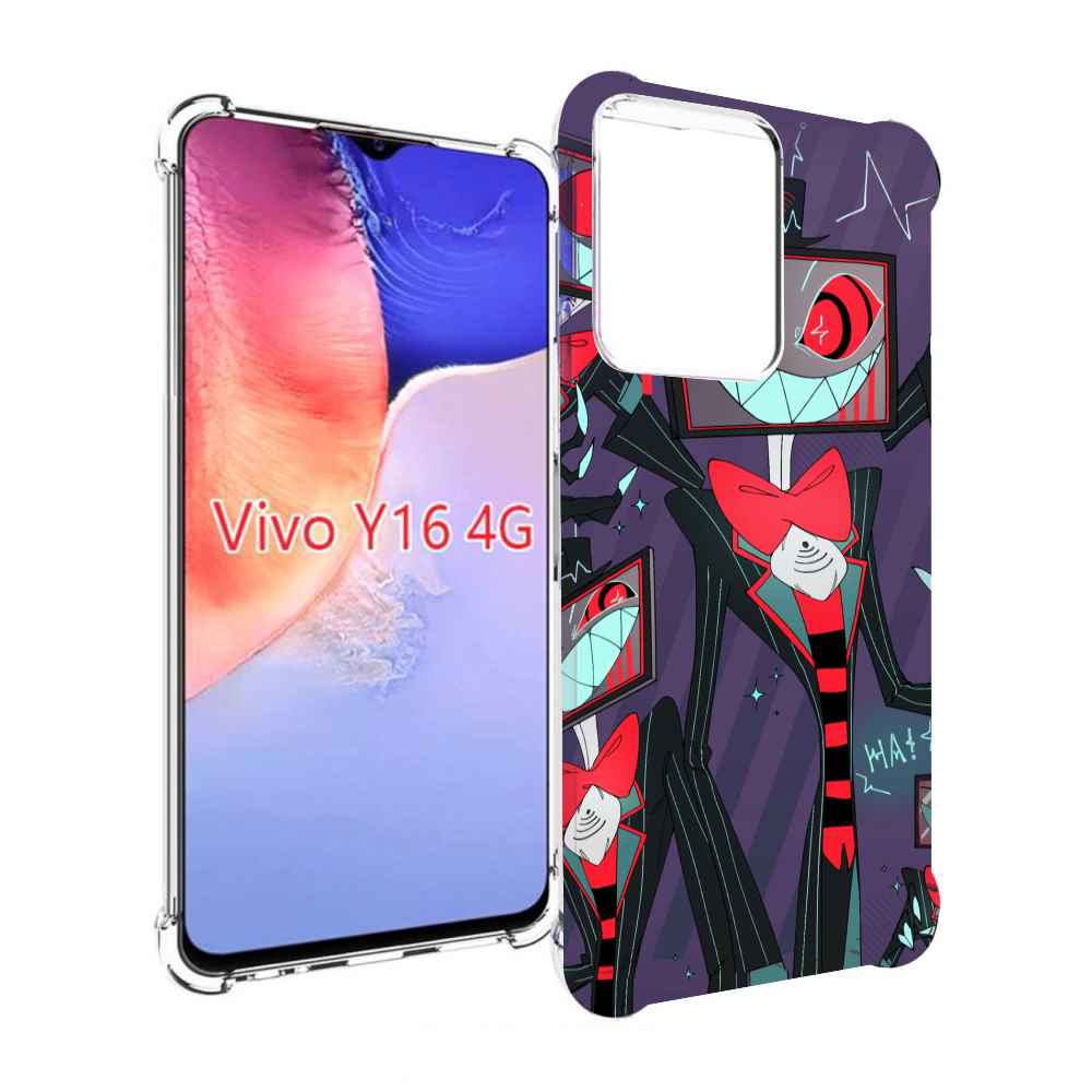 

Чехол MyPads hazbin hotel для Vivo Y16 4G/ Vivo Y02S, Прозрачный, Tocco