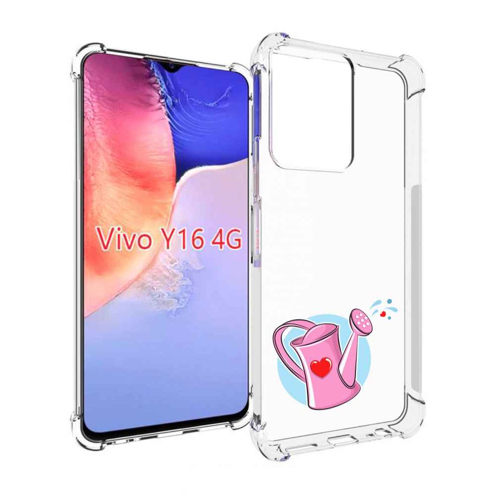 

Чехол MyPads Лейка любви 14 февраля для Vivo Y16 4G/ Vivo Y02S, Прозрачный, Tocco