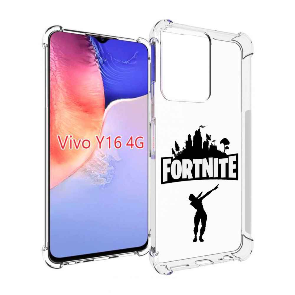 

Чехол MyPads fortnite-2 для Vivo Y16 4G/ Vivo Y02S, Прозрачный, Tocco