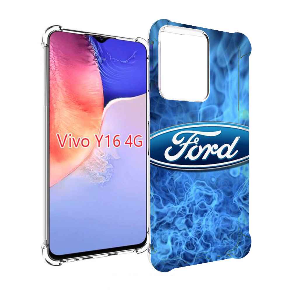 

Чехол MyPads ford-22 м для Vivo Y16 4G/ Vivo Y02S, Прозрачный, Tocco