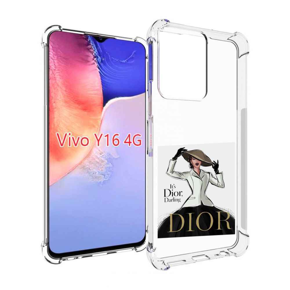 

Чехол MyPads drawings of sketches для Vivo Y16 4G/ Vivo Y02S, Прозрачный, Tocco