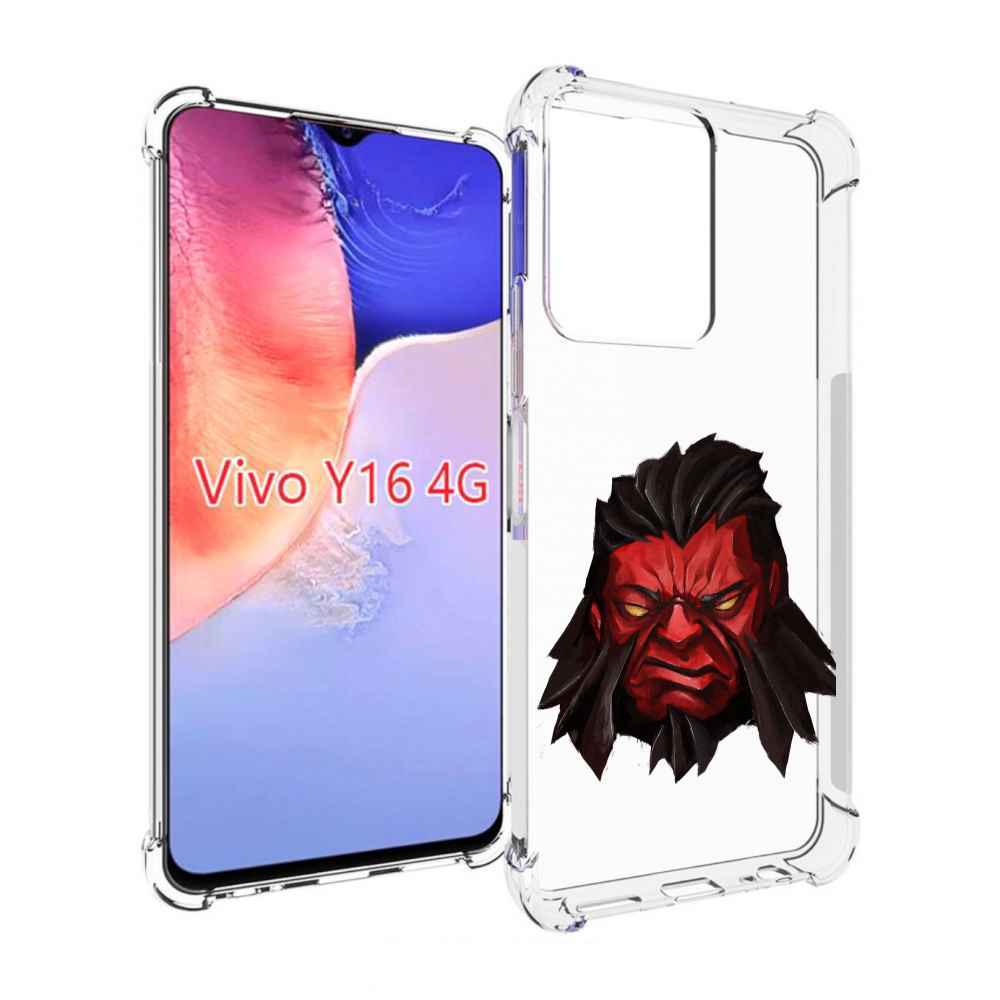 

Чехол MyPads dota-2-axe для Vivo Y16 4G/ Vivo Y02S, Прозрачный, Tocco