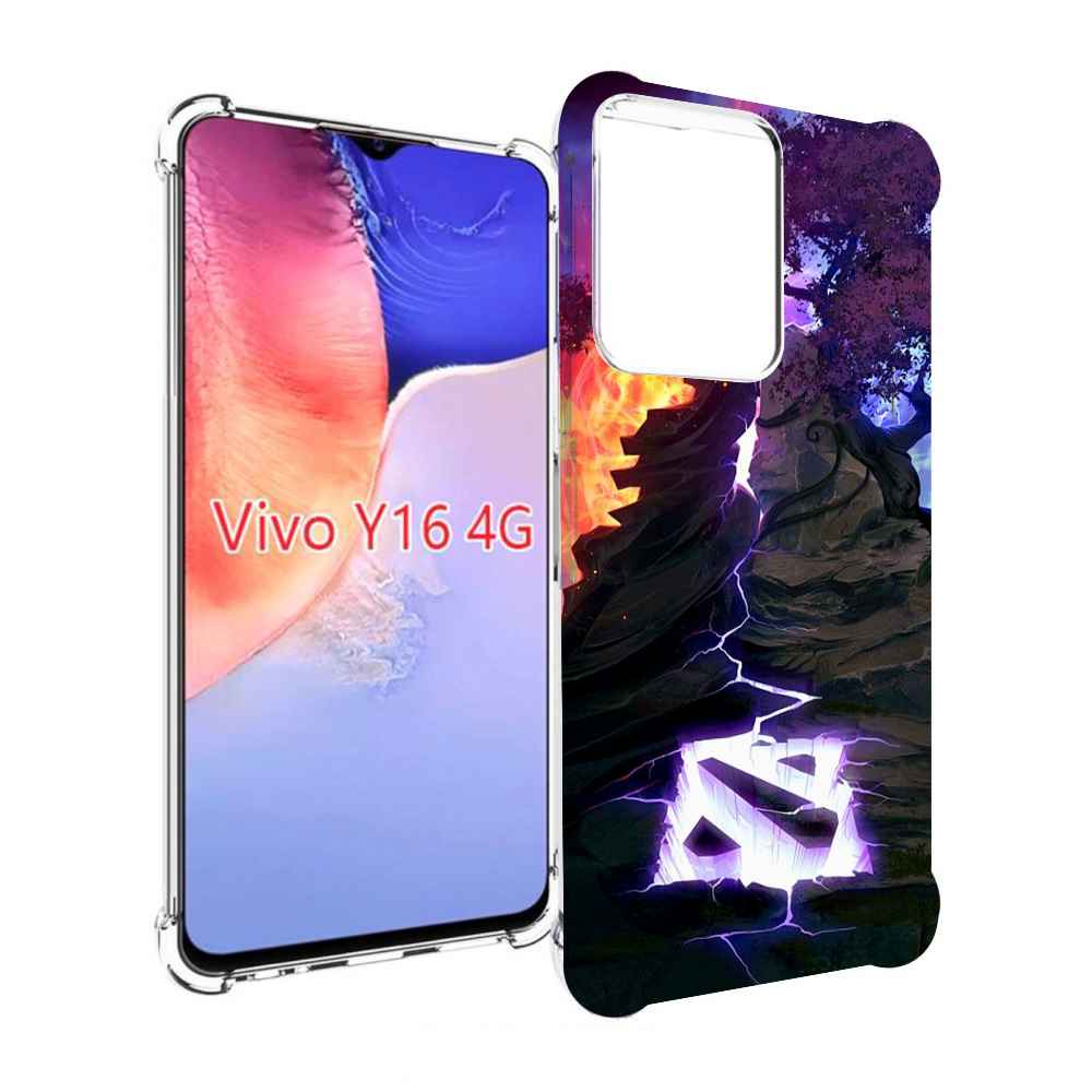

Чехол MyPads dota 2 логотип для Vivo Y16 4G/ Vivo Y02S, Прозрачный, Tocco