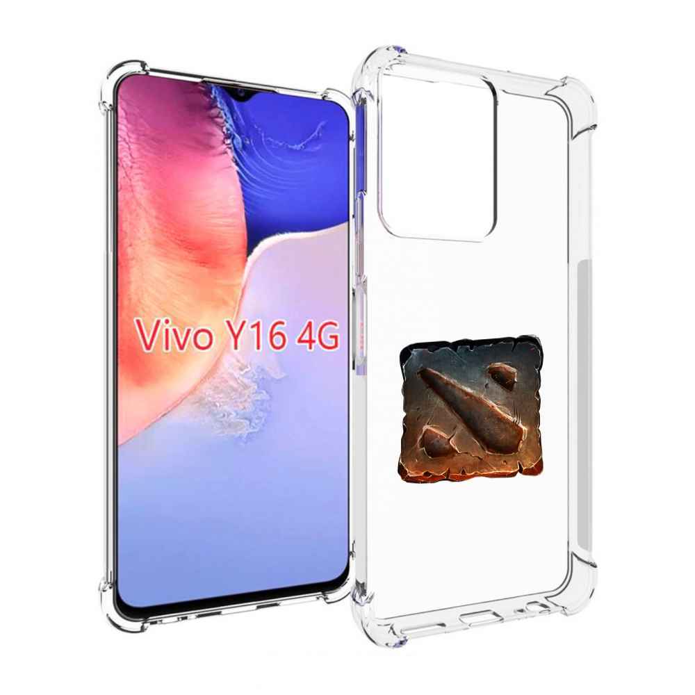 

Чехол MyPads dota 2 логотип 2 для Vivo Y16 4G/ Vivo Y02S, Прозрачный, Tocco