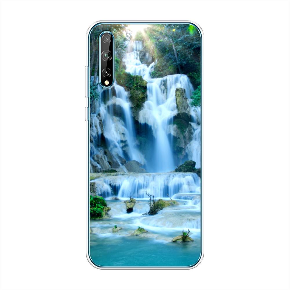 

Чехол Awog на Huawei Y8p "Водопад 8", Голубой;зеленый, 6103450-4