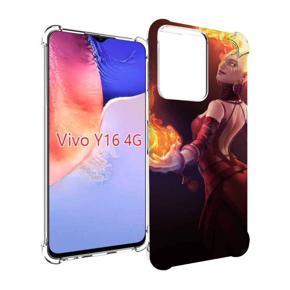 

Чехол MyPads dota 2 Lina для Vivo Y16 4G/ Vivo Y02S, Прозрачный, Tocco