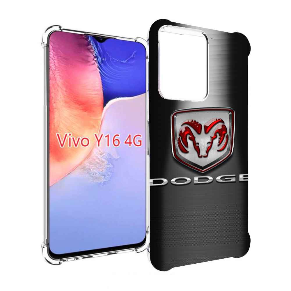 

Чехол MyPads dodge 1 мужской для Vivo Y16 4G/ Vivo Y02S, Прозрачный, Tocco