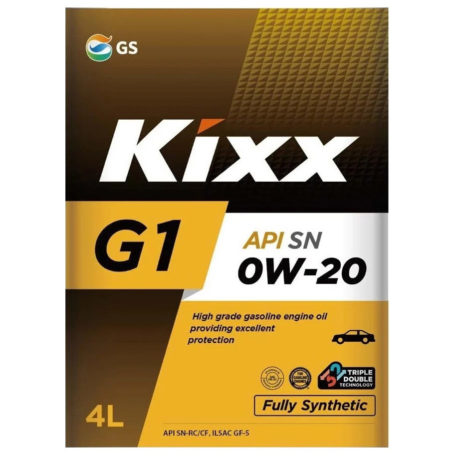 фото Kixx масло моторное "kixx" g1 0w20 sp (4 л) синт.