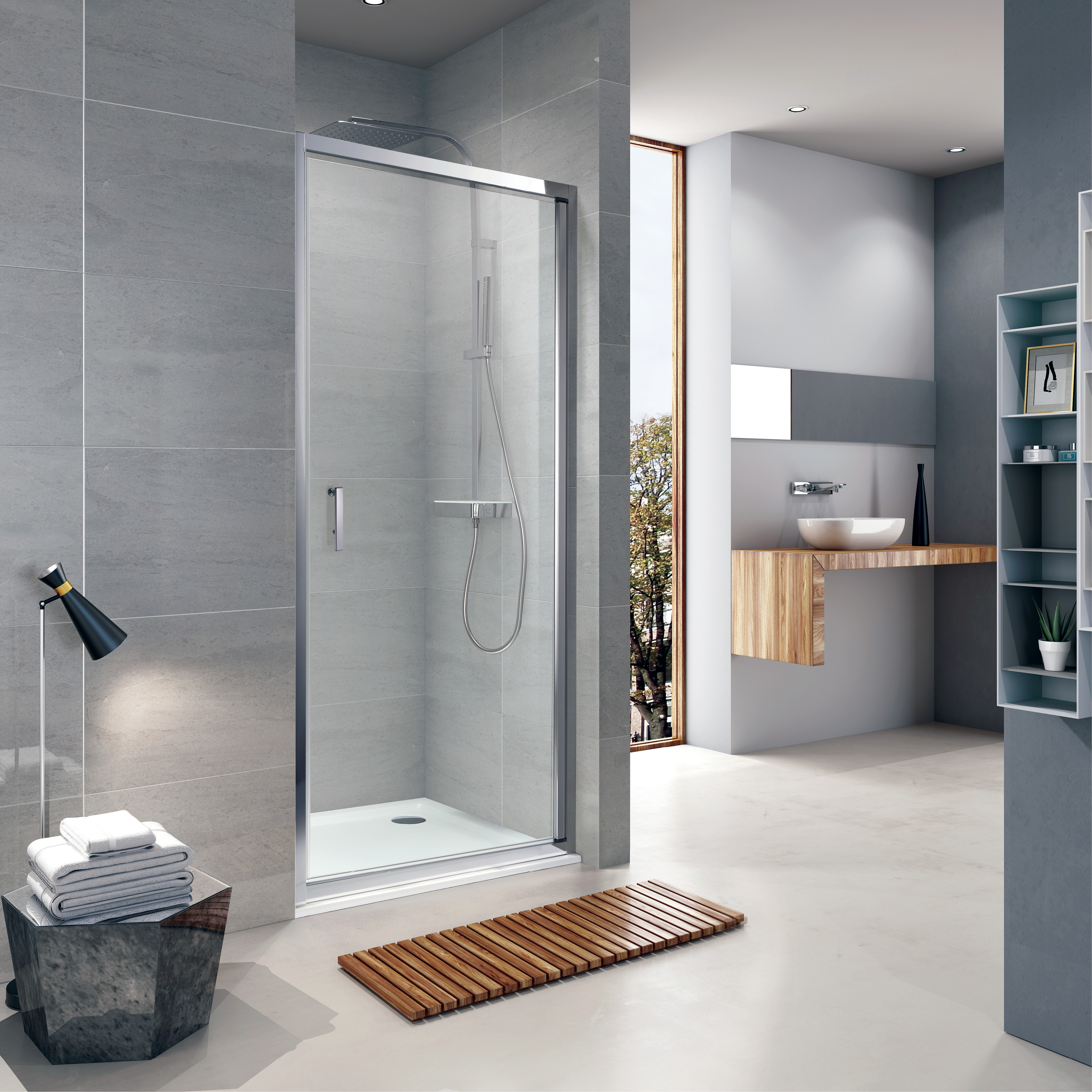 

Koller Pool Душевой уголок Koller Pool Aqua Line NS90C 90х90х190 стекло прозрачное Calk Fr
